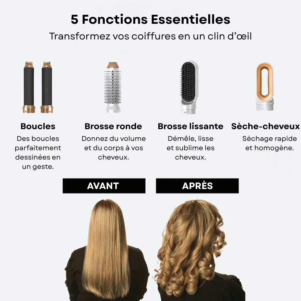 Curléa - AirStyler 5 en 1